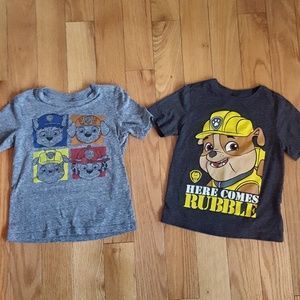 Set of Paw Patrol shirts